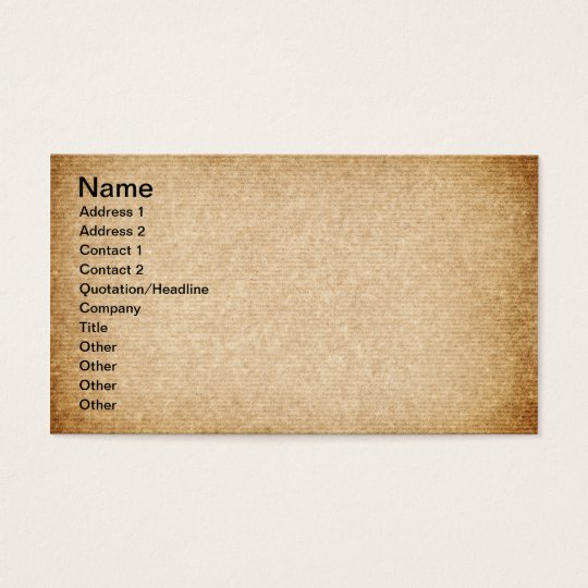 Old Packaging Paper With Stripes For Background Business Card