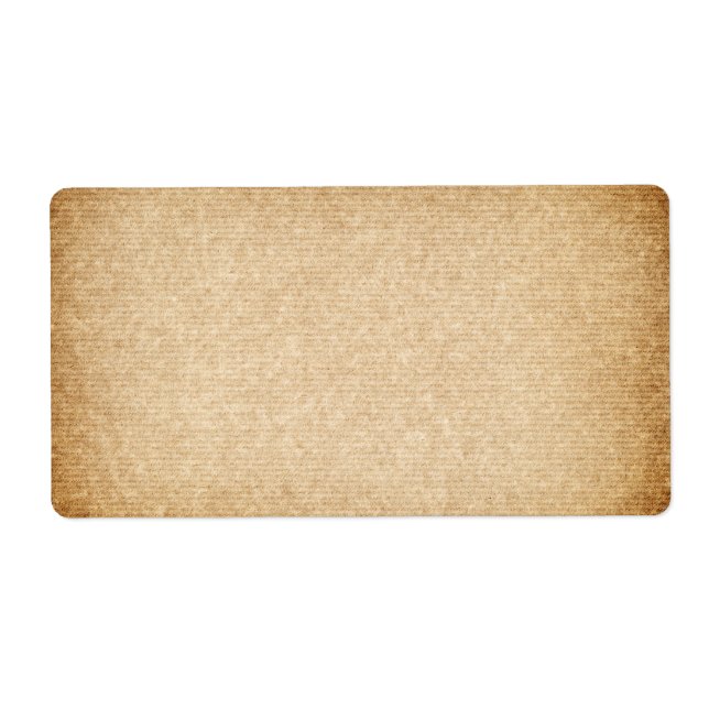 Old Packaging Paper With Stripes For Background Label (Front)