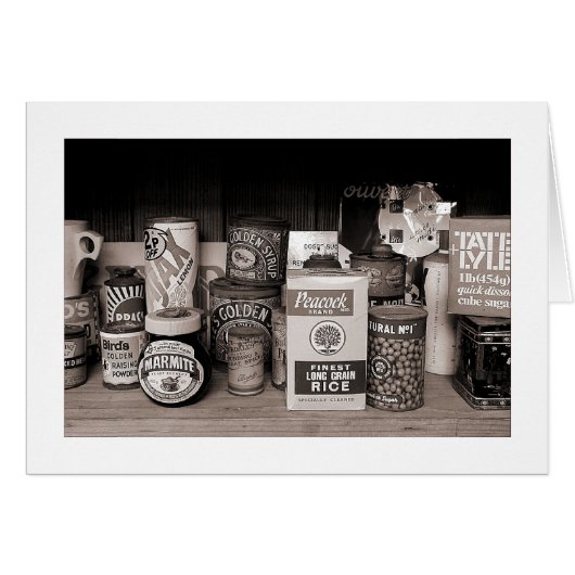 Old Packets, Boxes and Tins. Cards (Front Horizontal)