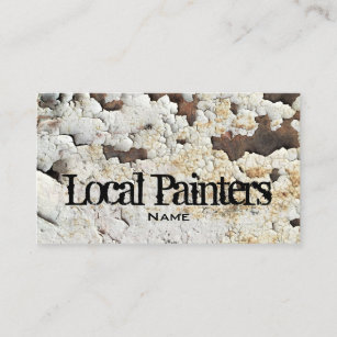 Old Paint Texture Photo Business Card
