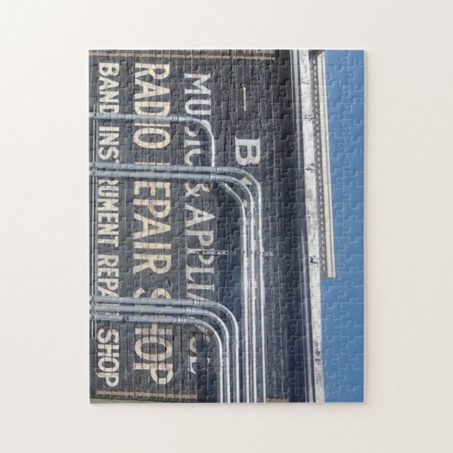 old painted business sign jigsaw puzzle (Vertical)