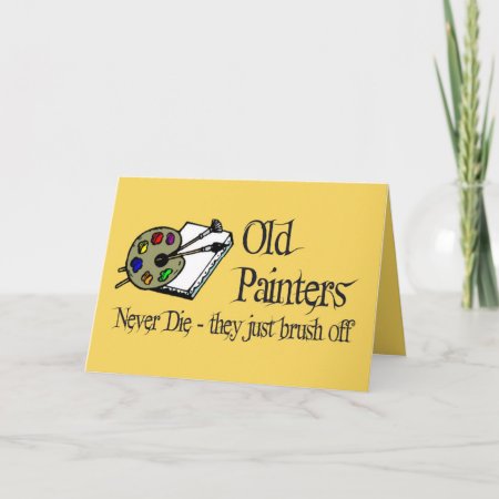 Old Painters Card