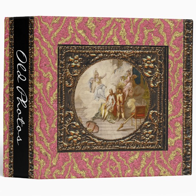 Old Painting from the Past Personalized Spine 3 Ring Binder (Front/Spine)