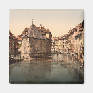 Old Palace and Canal, Annecy, France Magnet