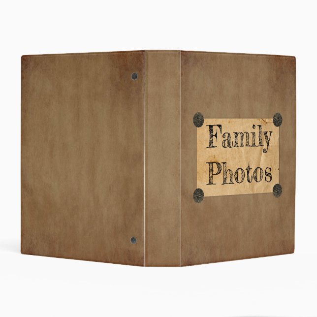 Old Paper And Buttons Avery Mini Binder (Background)