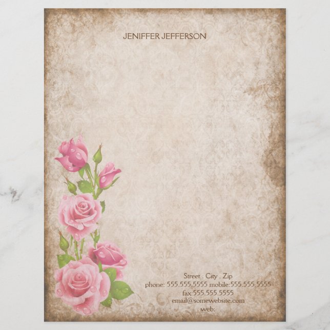 Old paper letter (Front)