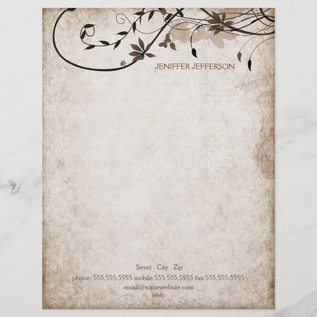 Old paper letter (Front)