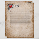 LDR – Love Letter Paper  Vintage paper printable, Pretty stationery, Letter  paper