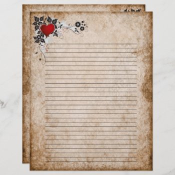 Old Paper Letter by aquachild at Zazzle
