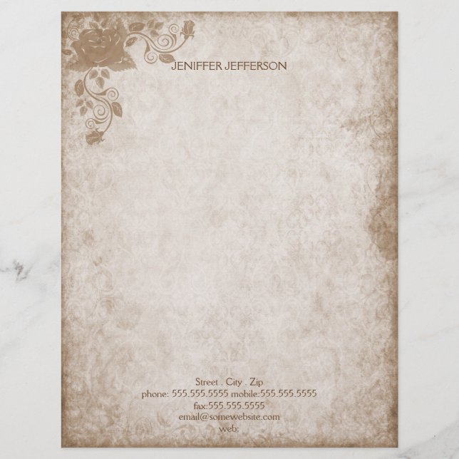 Old paper Stationery Paper (Front)