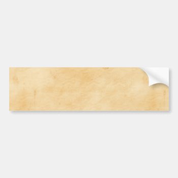 Old Parchment Background Stained Mottled Look Bumper Sticker by backdropshop at Zazzle