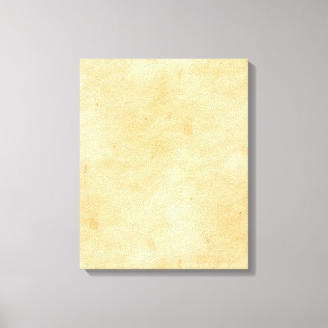 Old Parchment Background Stained Mottled Look Canvas Print (Front)