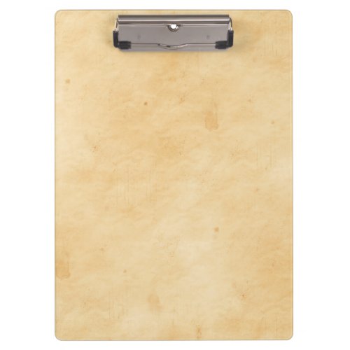 Old Parchment Background Stained Mottled Look Clipboard