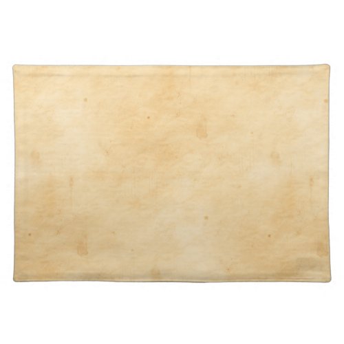 Old Parchment Background Stained Mottled Look Cloth Placemat