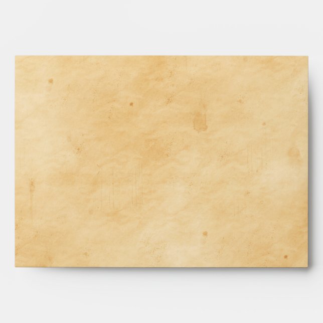 Old Parchment Background Stained Mottled Look Envelope (Front)