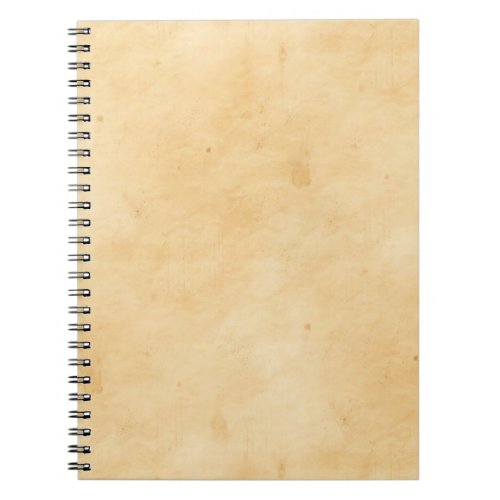 Old Parchment Background Stained Mottled Look Notebook
