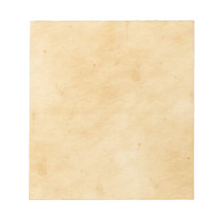 Old Parchment Background Stained Mottled Look Notepad