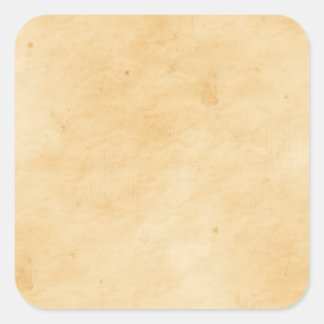 Old Parchment Background Stained Mottled Look Square Sticker
