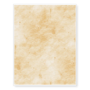 Old Parchment Background Stained Mottled Look Temporary Tattoos
