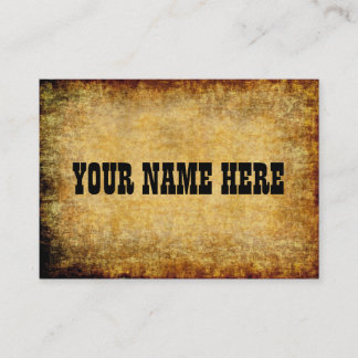 Old Parchment ~ Business Card
