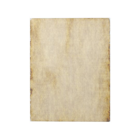 Old Parchment Paper Style Notebook Notepad