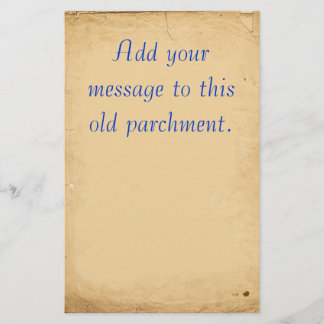 Old Parchment Stationery