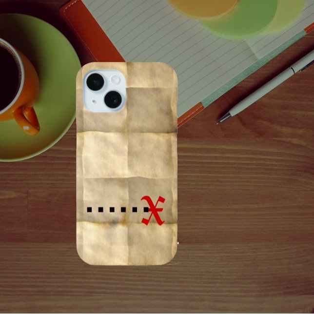 Old Parchment, Treasure Map Paper Case-Mate iPhone Case (Creator Uploaded)