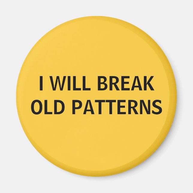 OLD PATTERNS - magnet (Front)
