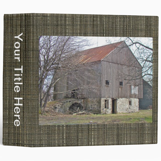 Old Pennsylvania Bank Barn Binder (Front/Spine)