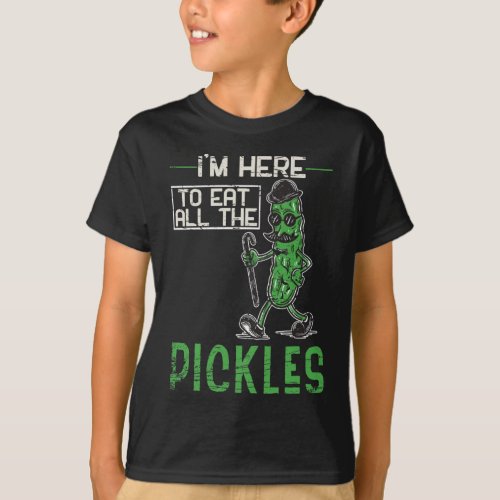 Old People Pickles Dill Men Pickle Eater T_Shirt