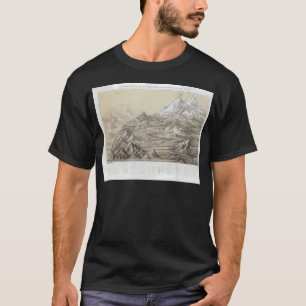 Old Peru Mountains Map (1865) Vintage Peruvian Top