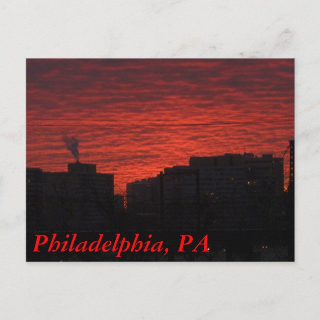 Old Philadelphia Postcard (Front)