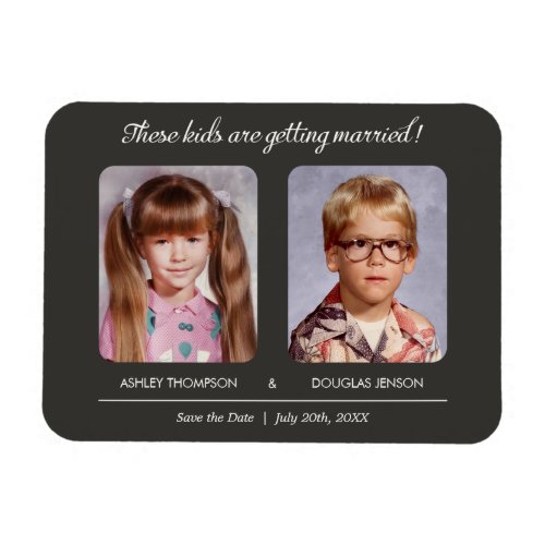 Old Photo Save the Date Magnets