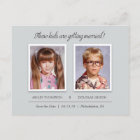 Old Photo Save the Date Postcards - Modern Slate