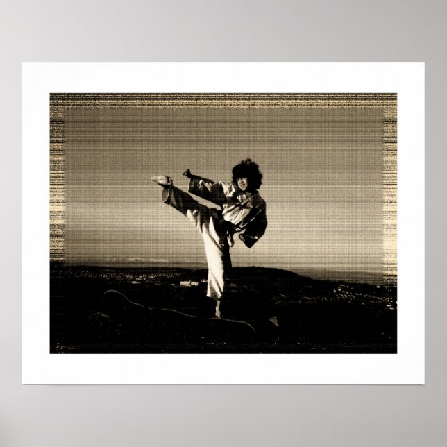 'Old photo' taekwondo poster (Front)