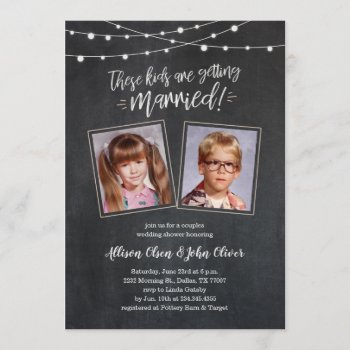 Old Photos Couples Wedding Shower Invitations by UniqueInvites at Zazzle
