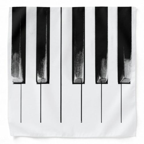 Old Piano Keys Funny Cool Bandana