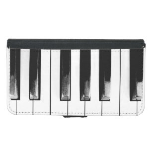 Old Piano Keys Funny Cool Samsung Galaxy S5 Wallet Case