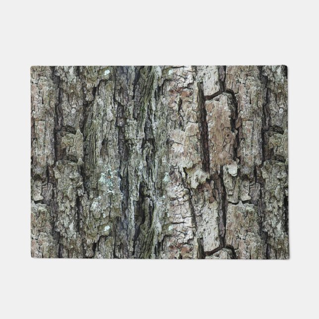 Old Pine Bark Doormat (Front)