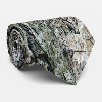 Old Pine Bark Nature Neck Tie by KreaturFlora at Zazzle