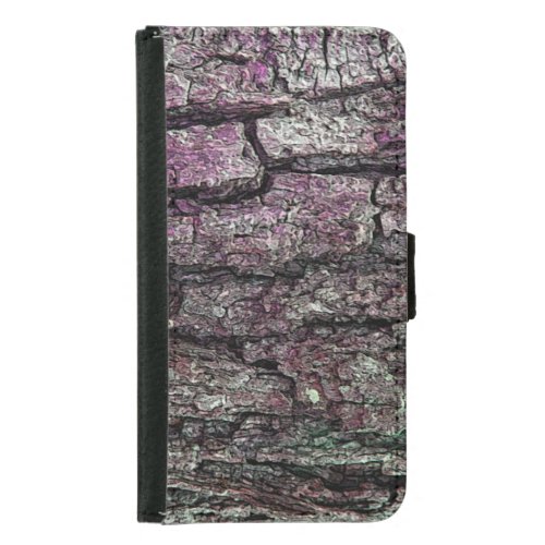 Old Pine Bark Wallet Phone Case For Samsung Galaxy S5