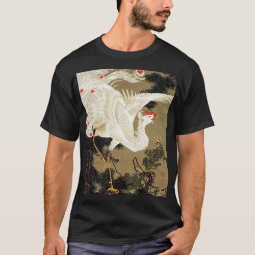 Old Pine Tree and White Phoenix by Ito Jakuchu T_Shirt