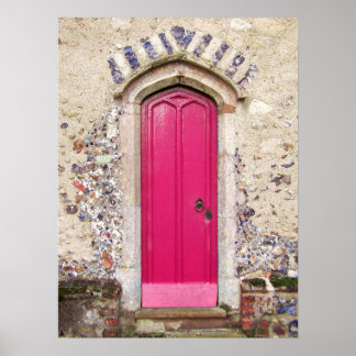 Old Pink Door Poster