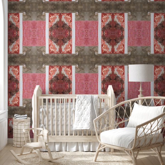 Old pink, white and grey wall large (Kids)
