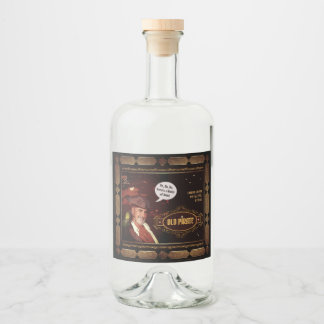 Old Pirate Rum Label