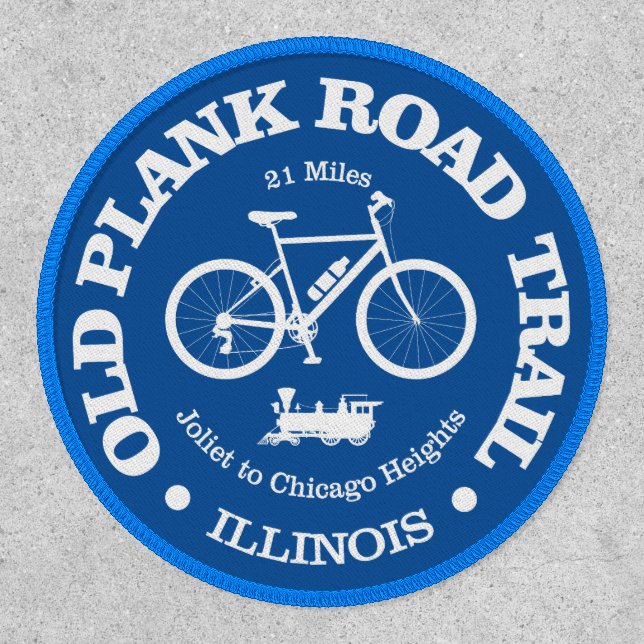 Old Plank Road Trail (cycling) Patch (Front)