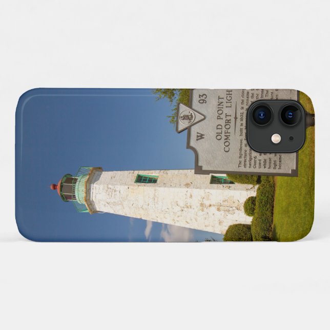 Old Point Comfort Lighthouse Case-Mate iPhone Case (Back (Horizontal))