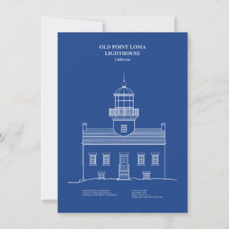 Old Point Loma Lighthouse - California – AD Note Card