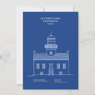 Old Point Loma Lighthouse - California – AD Thank You Card
