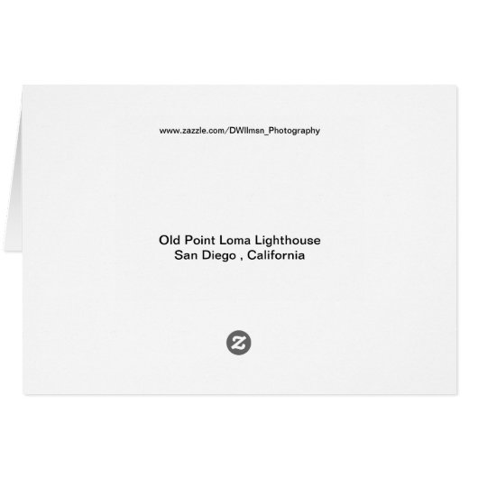 Old Point Loma Lightstation (Back Horizontal)